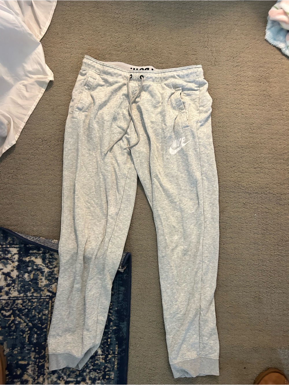 Nike Light Gray women’s Sweatpants jogger style